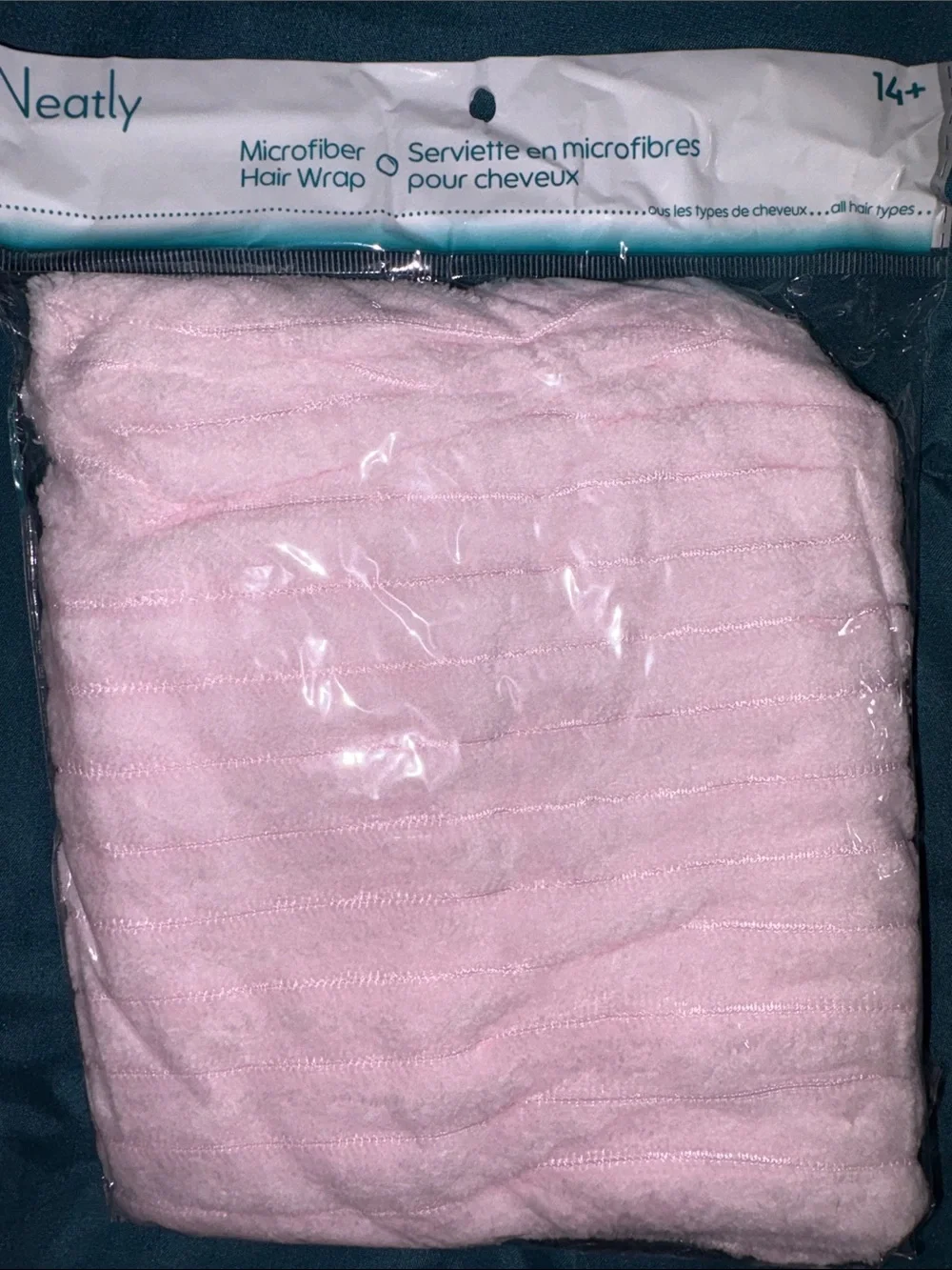 Microfiber Hair Turban & Terry Lined Shower cap - Pink